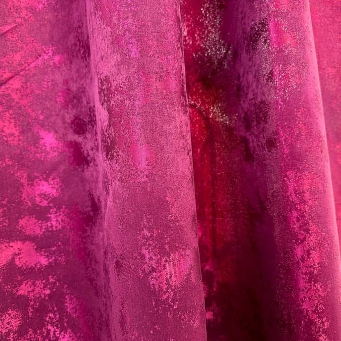 Set 2 draperii din Jacquard, 140x240cm, cu tiv lat, Violet