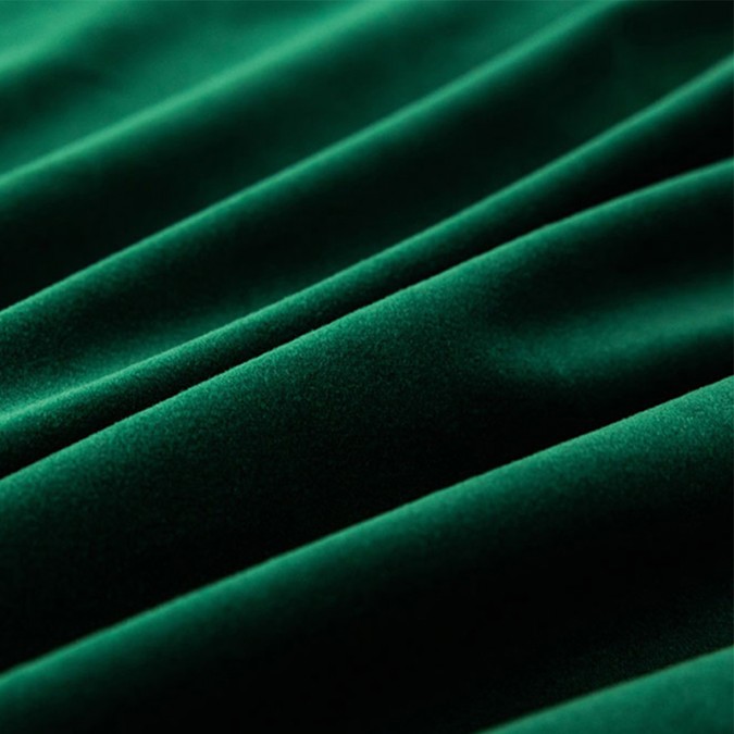 Draperie Blackout din catifea Verde Smarald - LA COMANDA pe dimensiunile tale