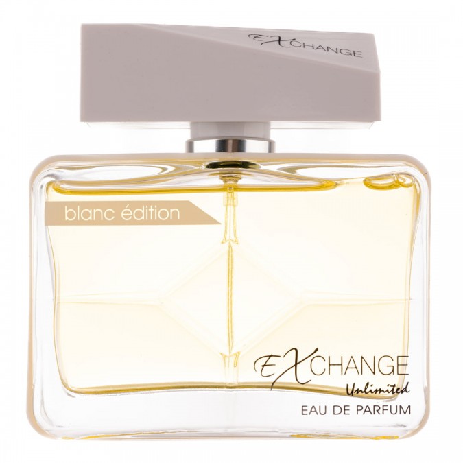 Apa de Parfum Exchange Unlimited Blanc Edition, Fragrance World, Barbati - 100ml