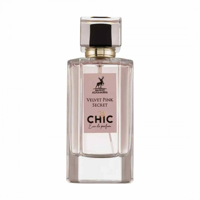 Apa de Parfum Velvet Pink Secret Chic, Maison Alhambra, Femei - 100ml