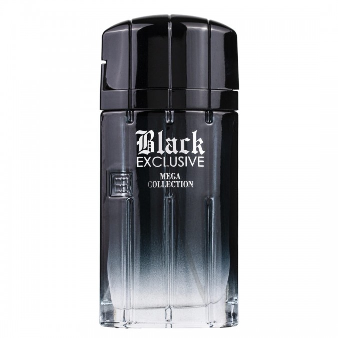 Apa de Parfum Black Exclusive, Mega Collection, Barbati - 100ml